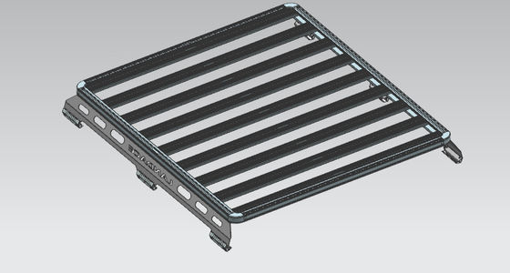 300KG Capacity Loading Black Car Roof Baggage Carrier cho JK JL 4Runner Hilux Ranger