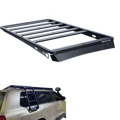 Đen nhôm đồng hợp kim mái giá đỡ đắp giỏ cho 4Runner mái xe ô tô ngoài đường phụ kiện