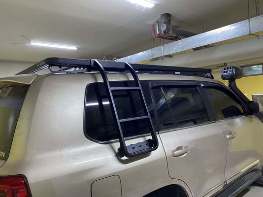 Đen nhôm đồng hợp kim mái giá đỡ đắp giỏ cho 4Runner mái xe ô tô ngoài đường phụ kiện