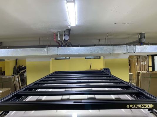 Đen nhôm đồng hợp kim mái giá đỡ đắp giỏ cho 4Runner mái xe ô tô ngoài đường phụ kiện