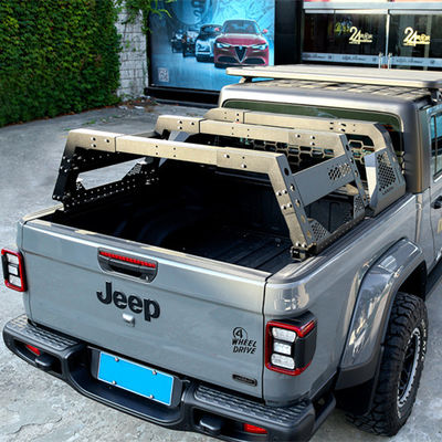 Silver Black Placement Trunk Mount Thorax Bed Rack System cho Toyota Full-Size Truck Bed